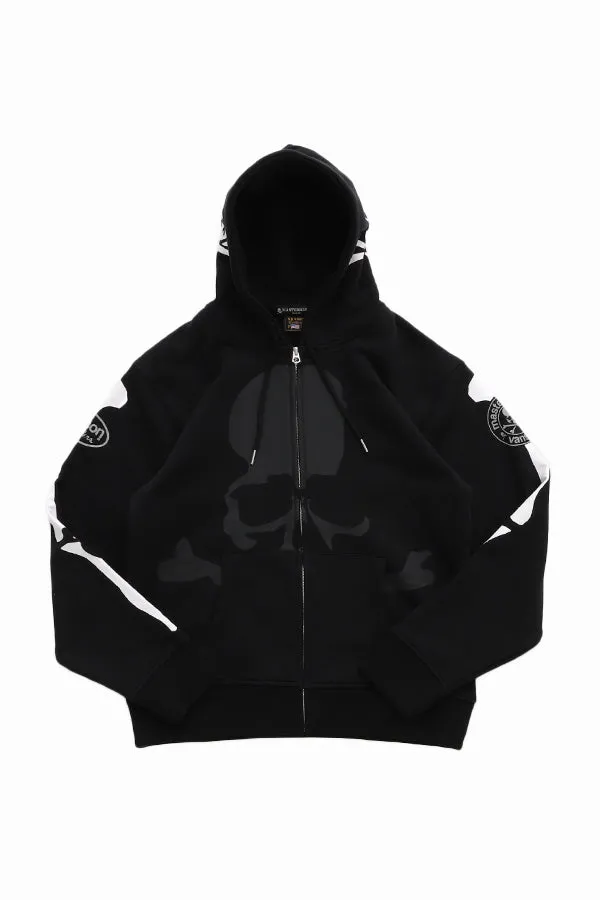 VANSON × MASTERMIND WORLD BONE HOODIE