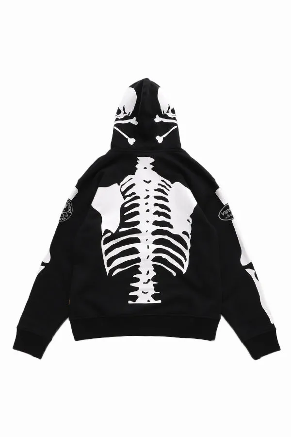 VANSON × MASTERMIND WORLD BONE HOODIE