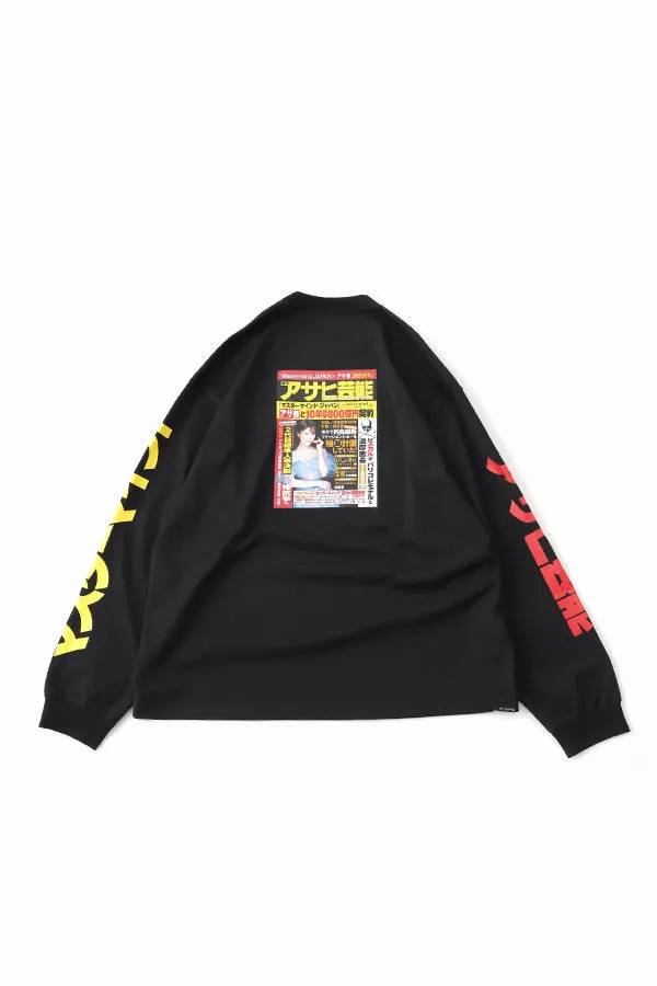 Weekly Asahi Geino × mastermind JAPAN LS TEE