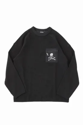 WILD THINGS × MASTERMIND WORLD WAFFLE LS TEE