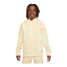 Youth Nike USA Club Fleece Yellow Hoodie